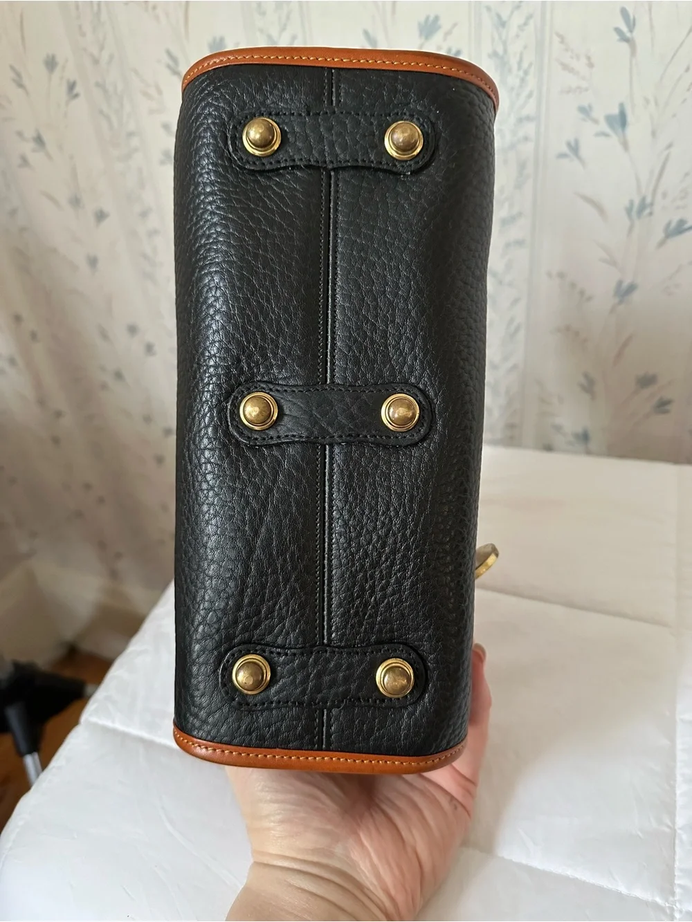 Dooney & Bourke Vintage Leather Satchel with Wallet